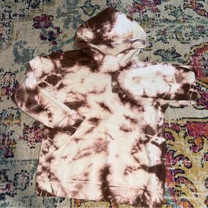 lululemon athletica Brown and Cream Tie-Dye Hoodie
